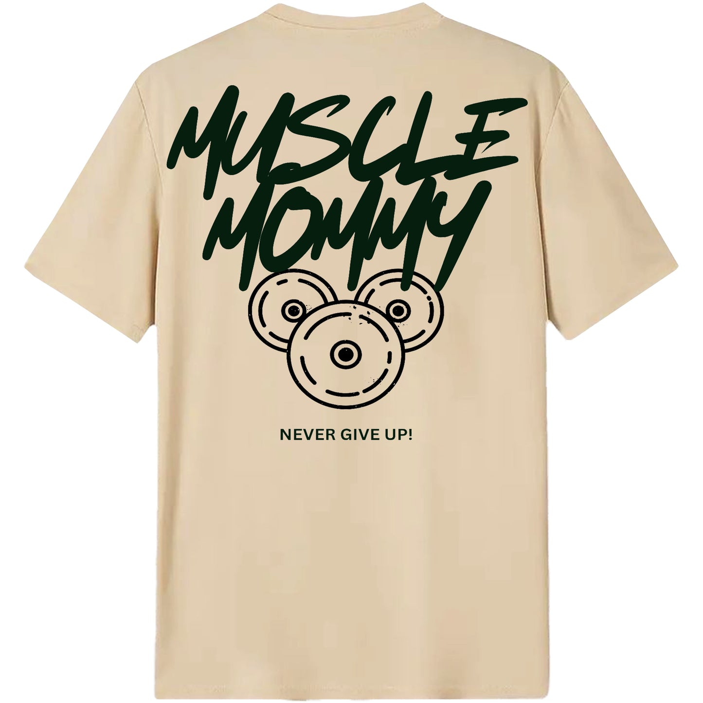 MUSCLE MOMMY BLACK - PINK and SAND BLACK